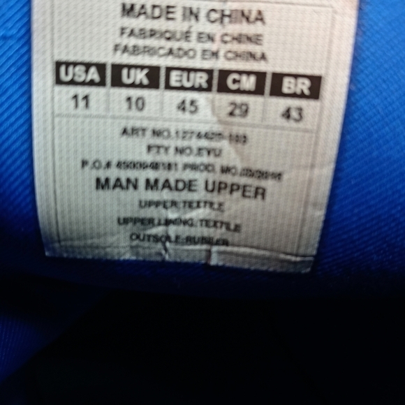 Under Armour Mens Curry 2.5 1274425-103 Gray Blue main image 6